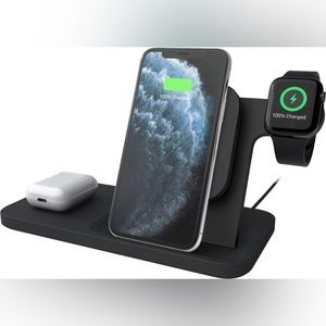 Logitech - 3-in-1 Wireless Charging Dock